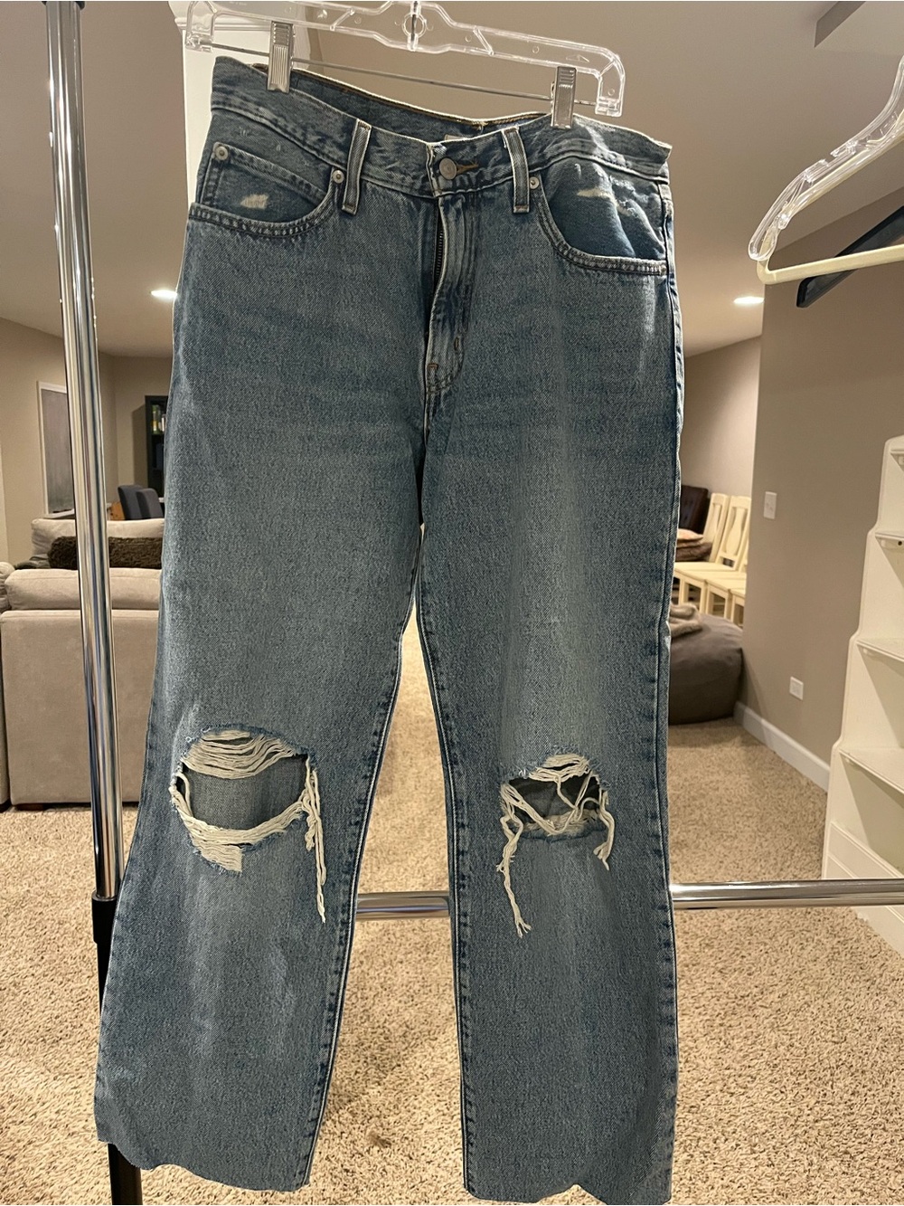 Levi’s 94 baggy Classic Distressed Blue Jeans
